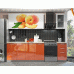 Кухня 1.8 МДФ с принтом (рисунок)