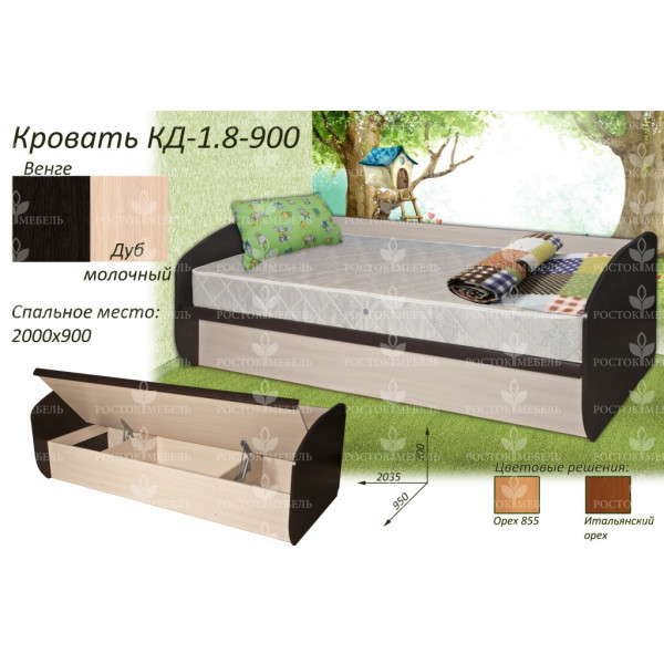 Кровать КД-1.8 с подъемным механизмом