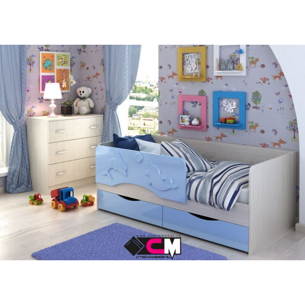 Кровать детская Алиса МДФ 1400